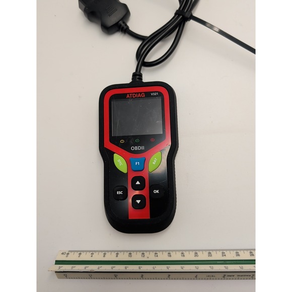 ATDIAG Other - ATDIAG V321 OBDII Automotive Fault Diagnosis Tool Car Code Reader Scanner Black